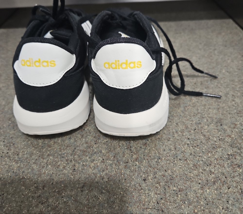 Adidas Black and White Sneakers - Picture 4 of 6